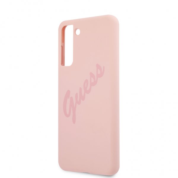 Guess Samsung Galaxy S21 Plus Kuori Vintage Logo Pinkki