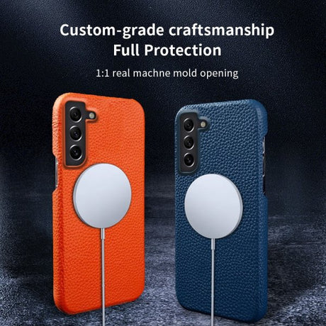 Samsung Galaxy S21 Nahkakuori MagSafe Musta