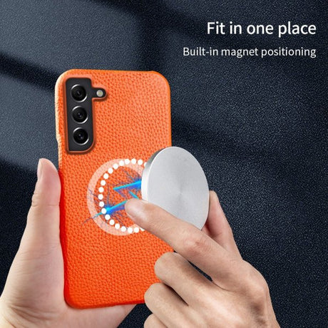 Samsung Galaxy S21 Nahkakuori MagSafe Musta