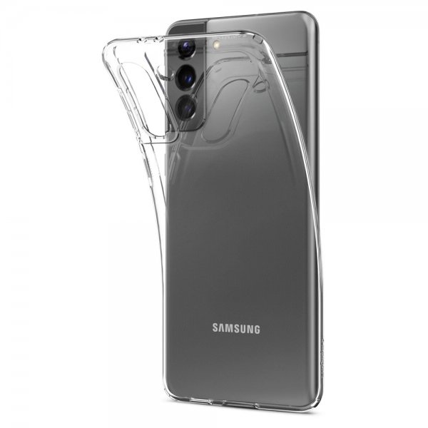 Spigen Samsung Galaxy S21 Suojakuori Liquid Crystal Crystal Clear