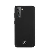 Mercedes Benz Samsung Galaxy S21 -kuori logolla, musta