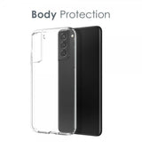 Northjo Samsung Galaxy S21 -suojakuori näytönsuojalla ja kamerasulalla 3-in-1
