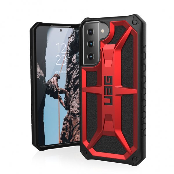 Urban Armor Gear (UAG) Samsung Galaxy S21 -suojakuori, Monarch, Crimson