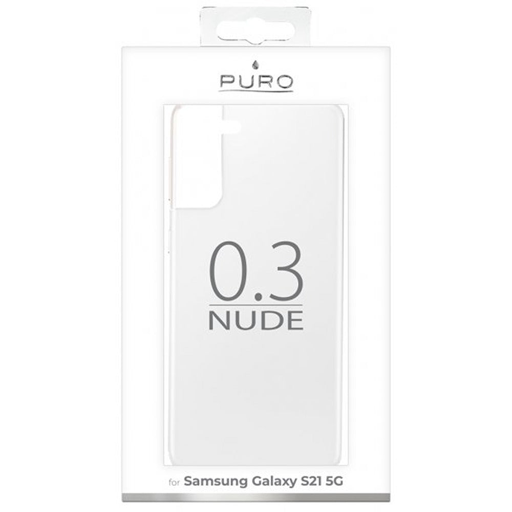 Puro Samsung Galaxy S21 Kuori Nude Läpinäkyvä