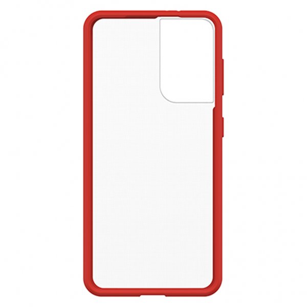 Otterbox Samsung Galaxy S21 React-kuori, punainen