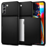 Spigen Samsung Galaxy S21 -suojakuori Slim Armor CS, musta