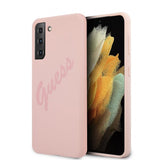 Guess Samsung Galaxy S21 Kuori Vintage Logo Rosa