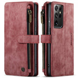 CaseMe Samsung Galaxy S21 Ultra Suojakotelo C30 Sarja Punainen