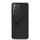 Guess Samsung Galaxy S21 Ultra Kuori Vintage Logo Musta