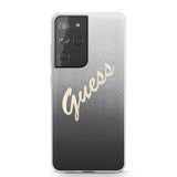 Guess Samsung Galaxy S21 Ultra Kuoret Vintage Musta