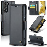 CaseMe Samsung Galaxy S22 Kotelo 023-sarja Musta
