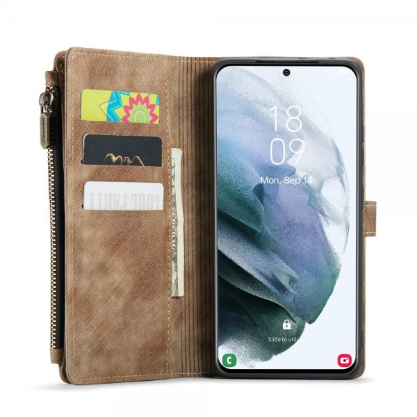 CaseMe Samsung Galaxy S22 Kotelo C30 Sarja Ruskea