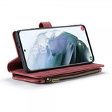 CaseMe Samsung Galaxy S22 -lompakkokotelo C30 Series Punainen