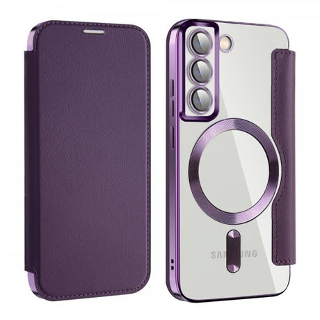 Samsung Galaxy S22 Kotelo MagSafe Violetti