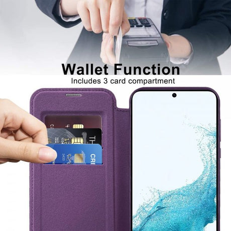 Samsung Galaxy S22 Kotelo MagSafe Violetti