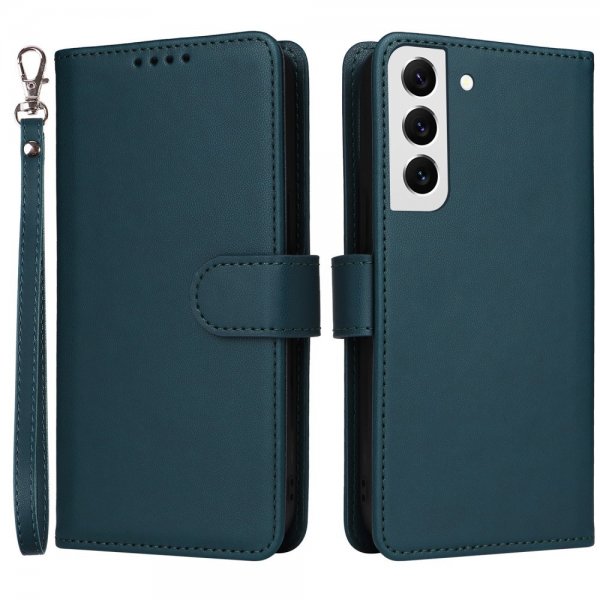 Betopnice Samsung Galaxy S22 Kotelo Irrotettavalla Kuorella 005 Sininen