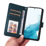 Betopnice Samsung Galaxy S22 Kotelo Irrotettavalla Kuorella 005 Sininen