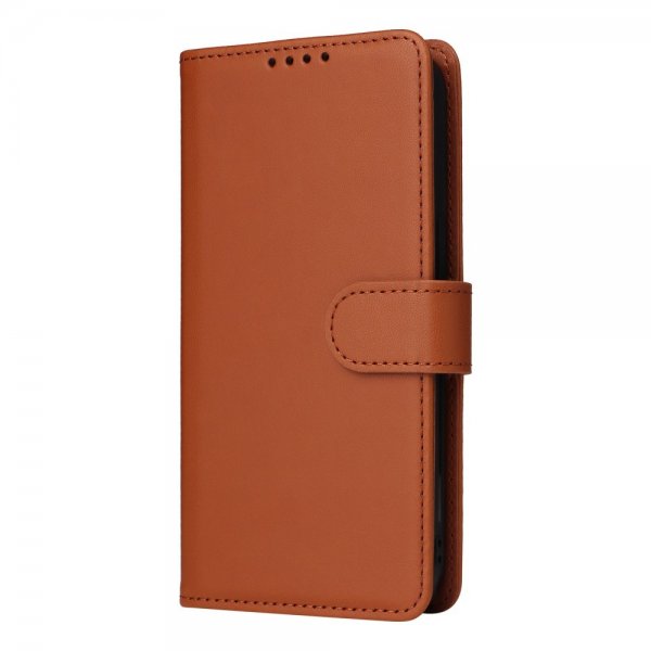 Betopnice Samsung Galaxy S22 Kotelo Irrotettavalla Kuorella 005 Ruskea