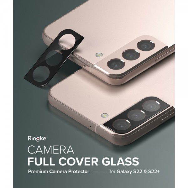 Ringke Samsung Galaxy S22/Galaxy S22 Plus Kameran linssinsuojus panssarilasi 3-pakkaus