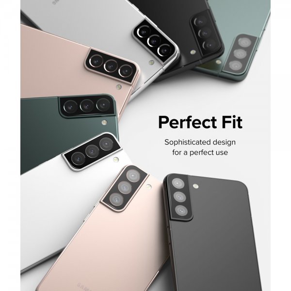 Ringke Samsung Galaxy S22/Galaxy S22 Plus Kameran linssinsuojus panssarilasi 3-pakkaus