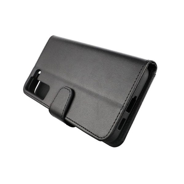 Rvelon Samsung Galaxy S22 Kotelo, avattava korttipaikka, musta