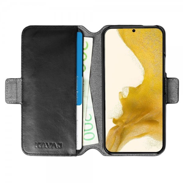 Puku Samsung Galaxy S22 Plus Kotelo Phoenix Musta