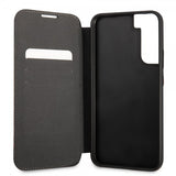BMW Samsung Galaxy S22 Plus Kotelo Tricolor Stripe Carbon Musta