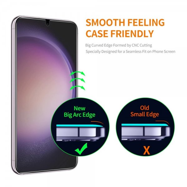 Enkay Samsung Galaxy S22 Plus/Galaxy S23 Plus näytönsuoja asennuskehyksellä Easy Install