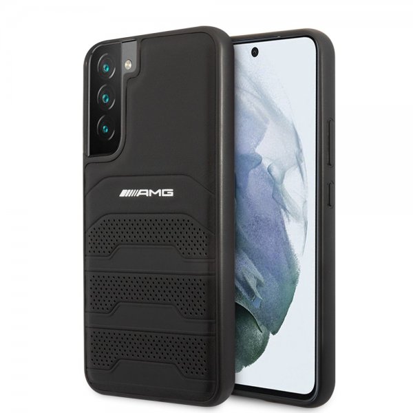 AMG Samsung Galaxy S22 Plus Kuori Painetut Viivat Musta