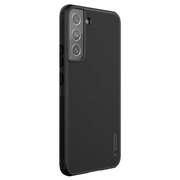 Nillkin Samsung Galaxy S22 Plus Suojakuori Frosted Shield Musta