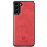 Dg.Ming Samsung Galaxy S22 Plus -suojakuori M2-sarja, irrotettava korttipidike, punainen