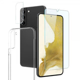 Northjo Samsung Galaxy S22 Plus kuoret näytönsuojalla ja kamerasuojalla 3-in-1