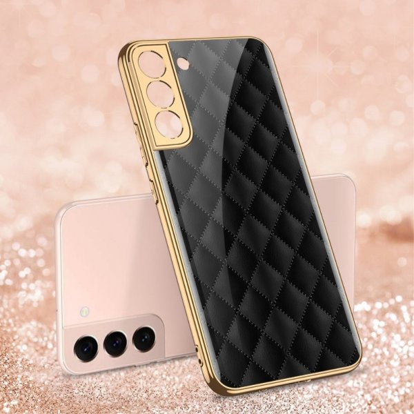 GKK Samsung Galaxy S22 Plus Kuoret, musta ruutukuvio