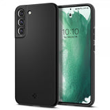 Spigen Samsung Galaxy S22 Plus -suojakuori Thin Fit, musta