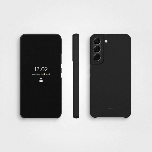 agood company Samsung Galaxy S22 Plus Kuori Kasvipohjainen Hiili Musta