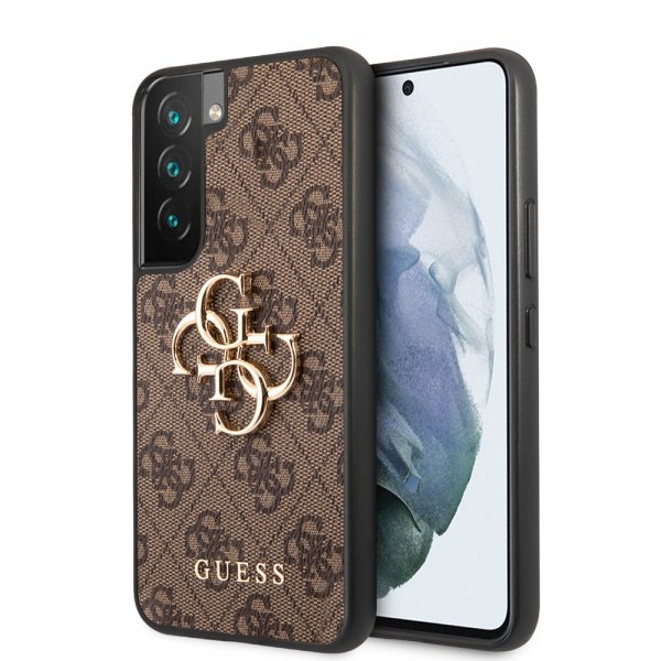 Guess Samsung Galaxy S22 Kuori 4G Logo Ruskea