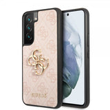 Guess Samsung Galaxy S22 Kuoret 4G Logo Pinkki