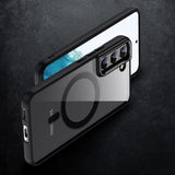 Samsung Galaxy S22 Kuori, värillinen reuna, MagSafe, musta