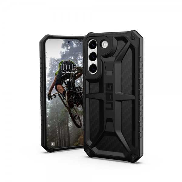Urban Armor Gear (UAG) Samsung Galaxy S22 Kotelo Monarch Carbon Fiber Musta