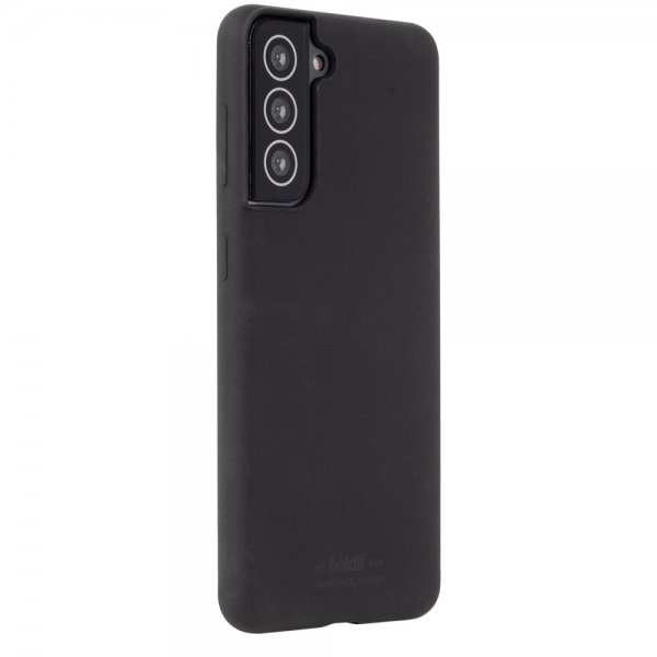 holdit Samsung Galaxy S22 Silikonisuojakuori Musta