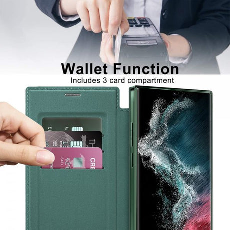Samsung Galaxy S22 Ultra MagSafe-kotelo, vihreä