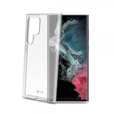 Celly Samsung Galaxy S22 Ultra -kuori GELSKIN Läpinäkyvä