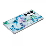 Samsung Galaxy S22 Ultra Kuori Marmorikuvio Ruusut