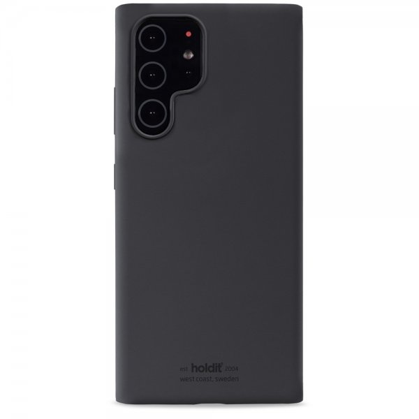 Holdit Samsung Galaxy S22 Ultra Silikonikuori Musta