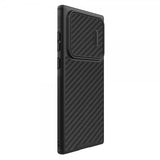 Nillkin Samsung Galaxy S22 Ultra -kuori, synteettinen kuitu, musta