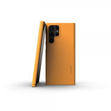 Nudient Samsung Galaxy S22 Ultra Ohut Kuori V3 Saffron Yellow