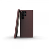 Nudient Samsung Galaxy S22 Ultra Ohut Kuori V3 Sangria Red