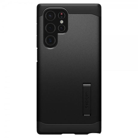 Spigen Samsung Galaxy S22 Ultra Suojakuori Tough Armor Musta