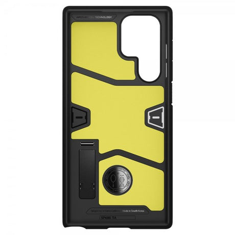 Spigen Samsung Galaxy S22 Ultra Suojakuori Tough Armor Musta