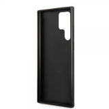 BMW Samsung Galaxy S22 Ultra Suojakuori Triangle Pattern & Tricolor Stripe Musta